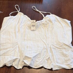 Express Classic White Tank Top